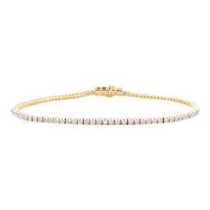 Diamond Sleek Stacking Tennis Bracelet