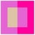 Two Toned Interactions, Hot Pink Fine Art Print 24" X 24" by Liz Roache For Sale In Boston - Image 6 of 6
