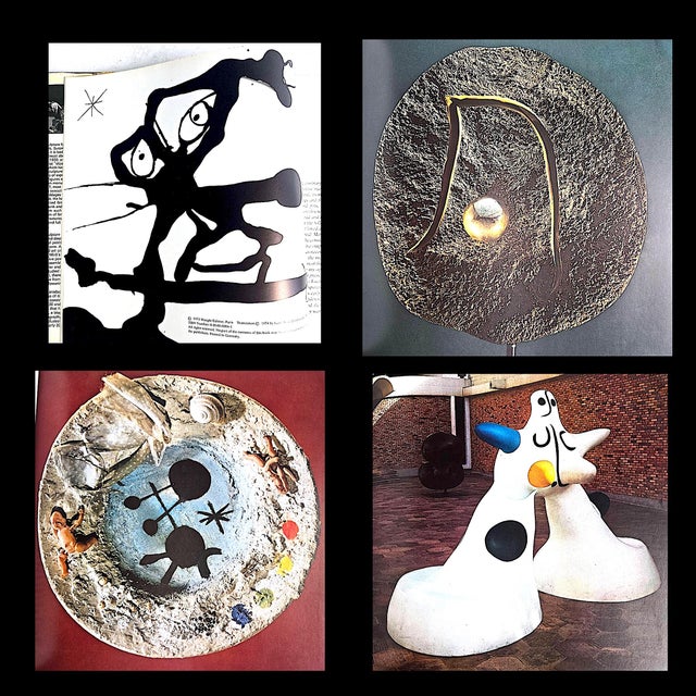 Black 1974 1st Edition Art Book, "Miro Sculpture (1893-1993)", by Alain Jouffroy and Joan Teixidor, Includes 2 Original Lithographs For Sale - Image 8 of 16