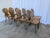 Vintage Tyrolean Farmhouse Heart Cutout Wooden Dining Chairs, 1970s, Set of 8 For Sale - Image 18 of 18