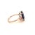 Natural Sapphire Diamond Ring 7 14k W Gold 6.16 TCW Certified For Sale - Image 10 of 12