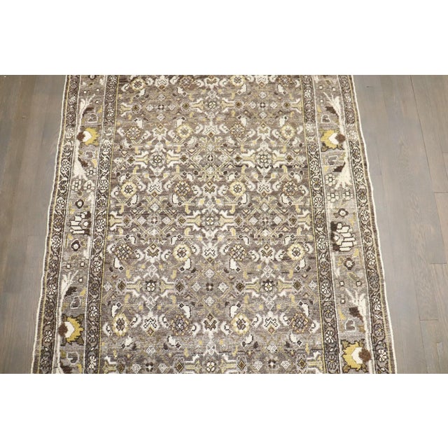 Persian Malayer Wide Long Runner rug no.j4467 For Sale - Image 4 of 10