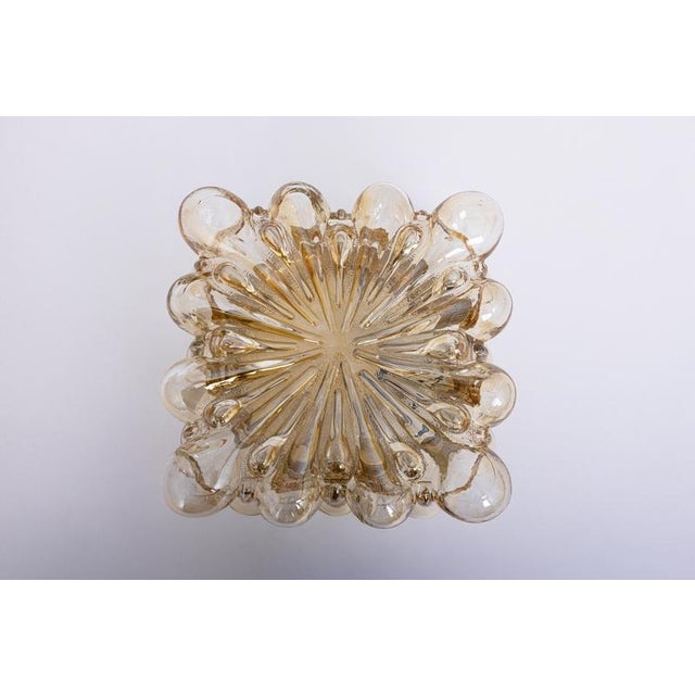 Amber Bubble Flush Mount in the style of Helena Tynell, Germany, 1960s For Sale - Image 6 of 10