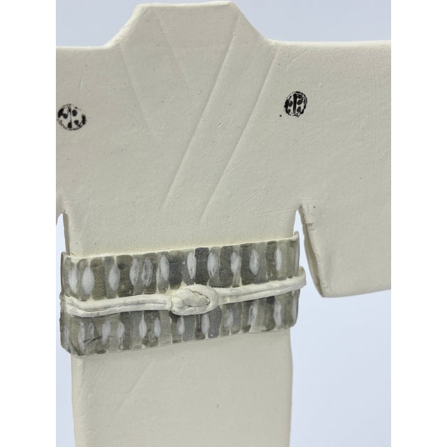 2020s One of a Kind Japanese Kimono Ceramic Sculpture For Sale - Image 5 of 7