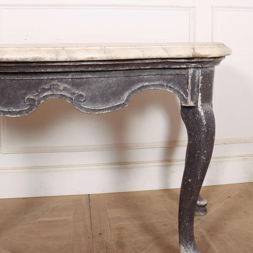 Italian Painted Console Table For Sale - Image 4 of 11