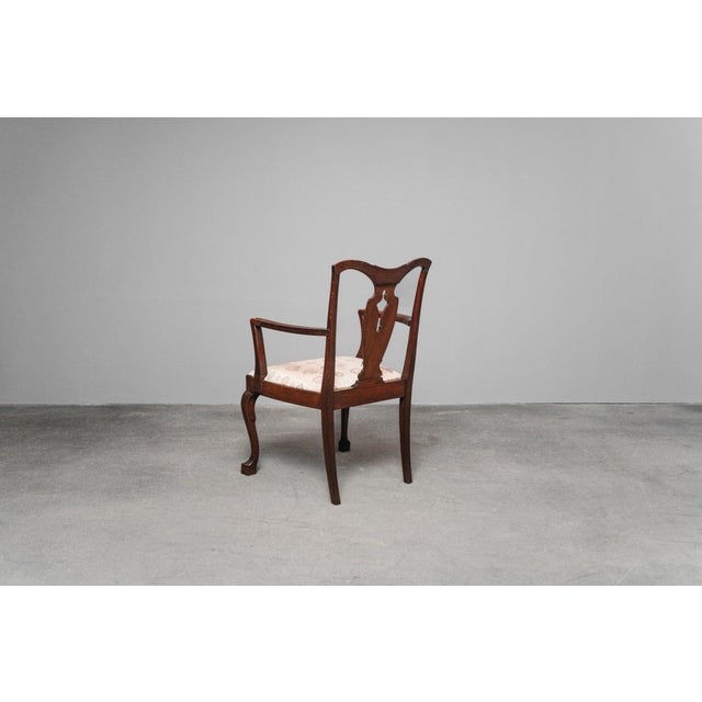 Brown Art Nouveau Chairs, Set of 7 For Sale - Image 8 of 18