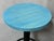 New Round Folding Bistro Table With Wood Top & Iron Base For Sale - Image 6 of 7