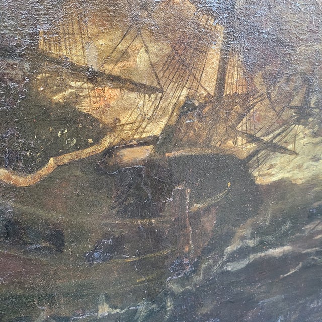 Battle of Lepanto, Oil on Canvas, 17th Century, Framed For Sale - Image 8 of 18