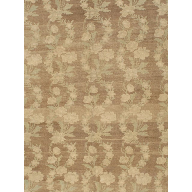1950s Vintage Turkish Trellis Design Area Rug 5'8" X 9'10" For Sale - Image 5 of 5