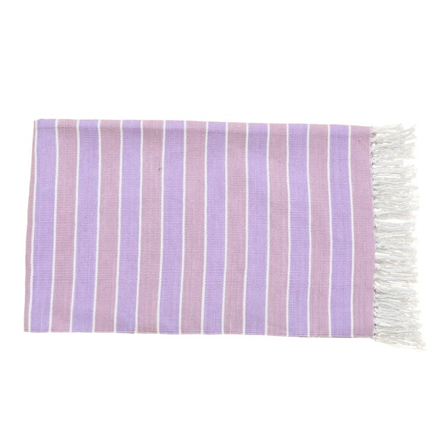 Boho Chic Tessa Rug, 2.5x10, Mauve For Sale - Image 3 of 5