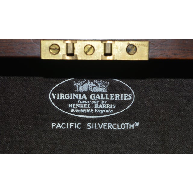 Henkel Harris Mahogany Silver Chest For Sale - Image 12 of 12