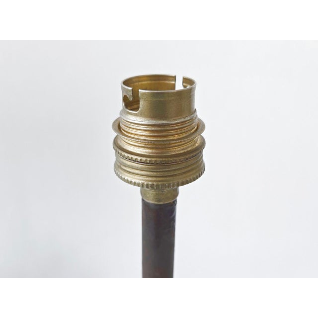 Gold Vintage Pineapple Table Lamp in Gilded Bronze from Maison Jansen, 1970s For Sale - Image 8 of 13