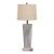 Mid 20th Century Silver Tone Designer Lamp For Sale
