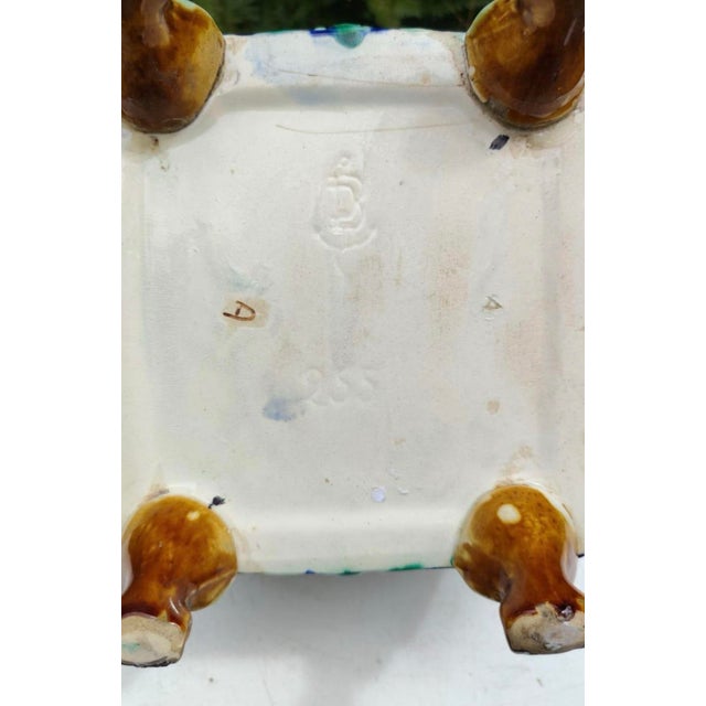 Ceramic Majolica Blackberries Cache Pot Fives Lille, Circa 1890 For Sale - Image 7 of 8