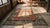 Textile Lovely Ligth Brown & Rustic Floral-Medallion Pattern Antique American Hooked Rug For Sale - Image 7 of 8