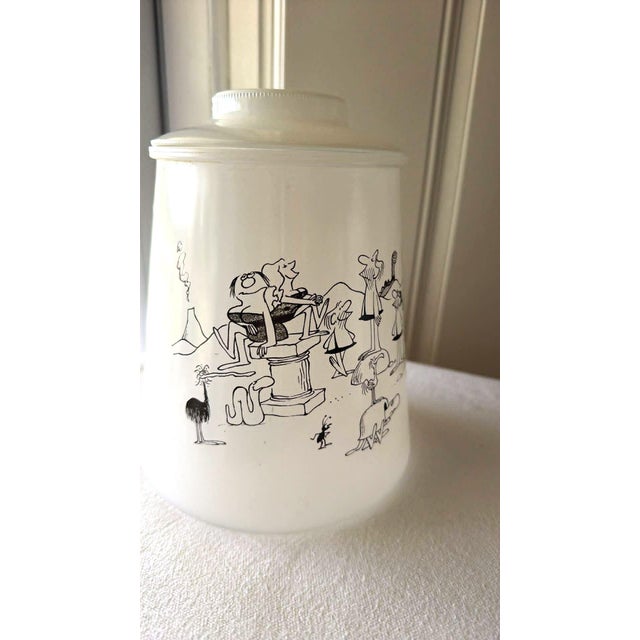 Vintage 1970's Bc Comics Johnny Hart Cannister Set of 2 Promotional Glassware Nostalgia Cartoon For Sale - Image 6 of 17