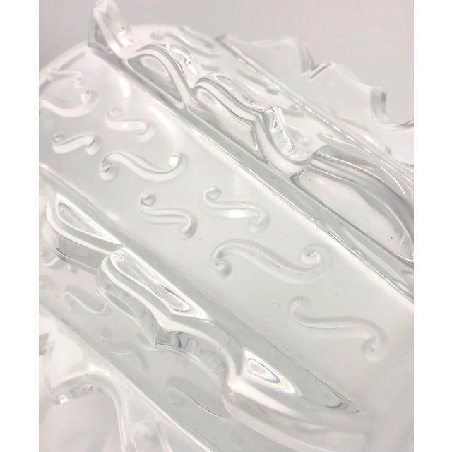 1990s 1990s Lalique Mossi Frosted Vase For Sale - Image 5 of 7