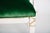 1980s Set of 10 Emerald Green Velvet Dining Chairs Attr. Marge Carson For Sale - Image 10 of 11