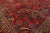Persian 1920s Red Floral Antique Persian Sarouk Carpet 13' 8" X 14' Knotted Wool Rug For Sale - Image 3 of 11