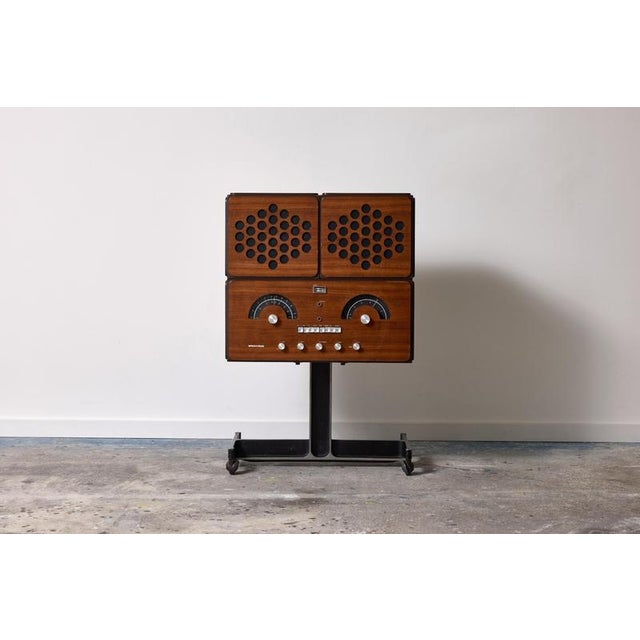 RR 126 Stereo by Achille & Pier Giacomo Castiglioni for Brionvega, 1965, in Very Good conditions. Designed 1960 to 1969 I...