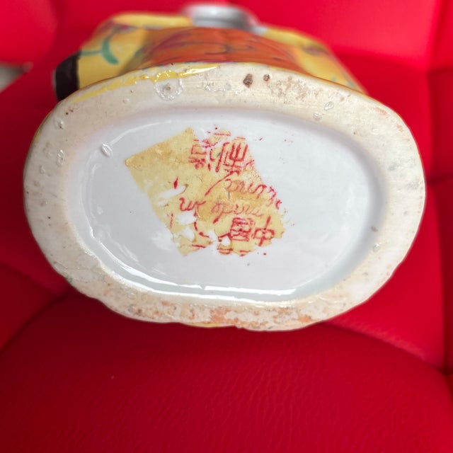 White 1980s Asian Porcelain Buddha For Sale - Image 8 of 8