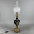 Antique French Table Lamp in Porcelain, Brass and Satin Glass For Sale - Image 3 of 15