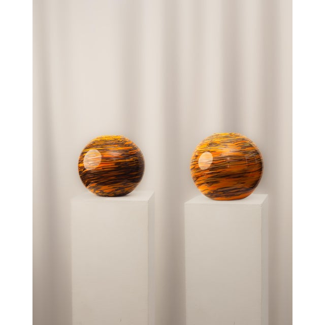 Murano Glass Vases from Paolo Crepax, 1980s, Set of 2 For Sale - Image 4 of 4