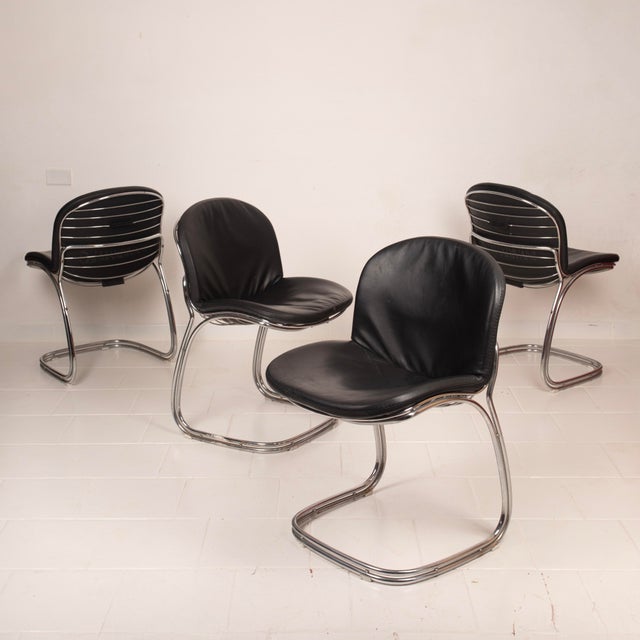 1970s Sabrina Chairs by Gastone Rinaldi for Rima Padova, 1970s, Set of 4 For Sale - Image 5 of 18