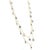 This is part of Chairish’s Fine Jewelry assortment. Sapphire Two Strand Chain Necklace studded with pear cut sapphire in...