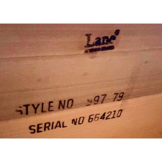 Lane Rhythm Mid Century Walnut Coffee Table or Credenza For Sale - Image 9 of 9