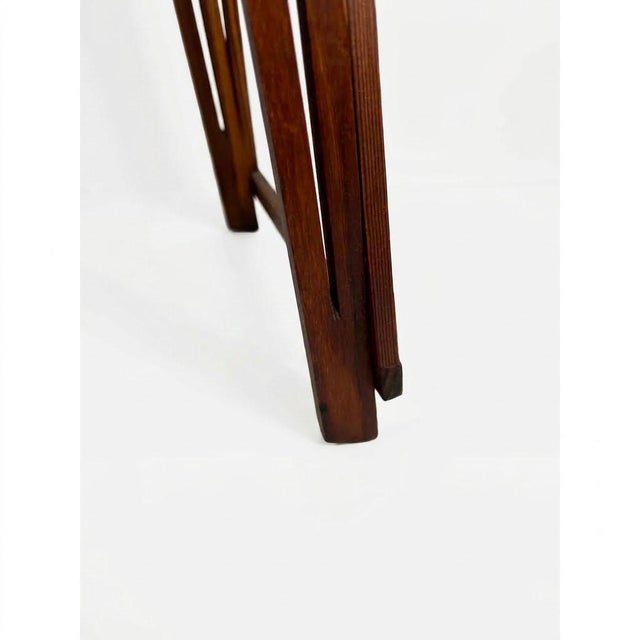 Late 19th Century Magnificent Victorian Architectural a-Frame Ladder, Presentation & Showroom Display Model - 1 Piece For Sale - Image 12 of 12