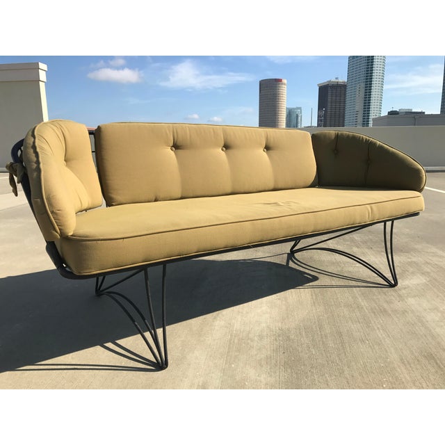 Homecrest Mid-Century Modern Metal Patio Sofa | Chairish (640 x 640 Pixel)