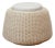 Esperanza Stool/Side Table, White For Sale