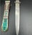 Tiffany Blue Tuareg Dagger With Hand Tooled Leather & Metal Scabbard For Sale - Image 8 of 16