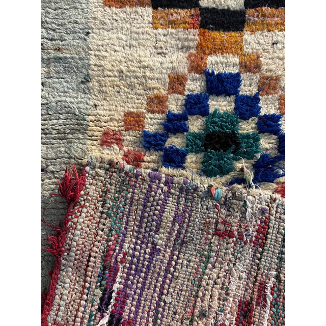 1980s Vintage Moroccan Berber Beni Ourain Rug For Sale - Image 5 of 10