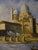 1970s Merchant in Venice Gondola Ride Signed Harris Oil on Canvas For Sale - Image 18 of 18