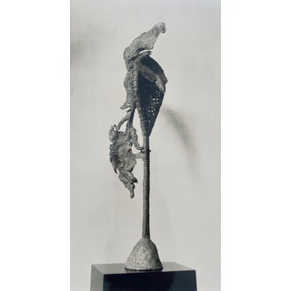 Adolph Studly, Vintage Silver Gelatin Photograph Jacques Lipchitz Bronze Sculpture Photo Signed, 1944 For Sale