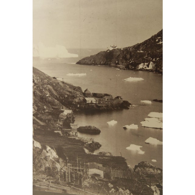 Glass Antique 1900s The Battery St. Johns Newfoundland Photography For Sale - Image 7 of 13