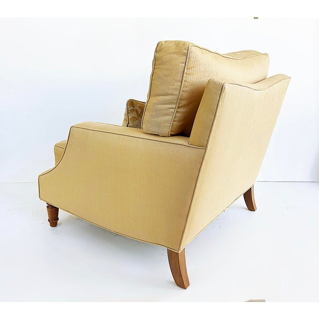 Early 21st Century Large Comfortable Club Chairs by Estetica Custom Upholstery and Design, Miami Fl For Sale - Image 5 of 16