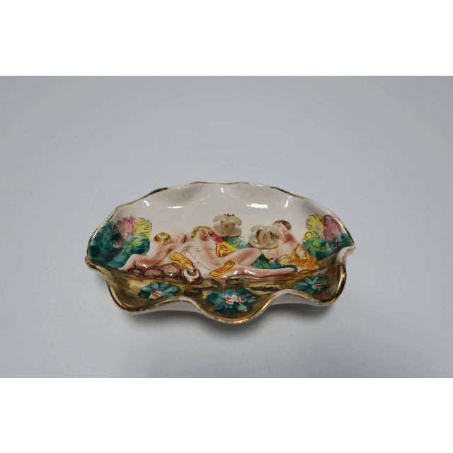 Metal Italian Jewelry Dish With Classical Roman Male Relief Scene For Sale - Image 7 of 10