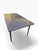 Vintage Mid-Century Modern Formica Extendable Dining Table With Walnut Wood Legs For Sale - Image 4 of 10