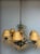 Art Nouveau Art Nouveau Bronze Finish Chandelier, 1990s For Sale - Image 3 of 12