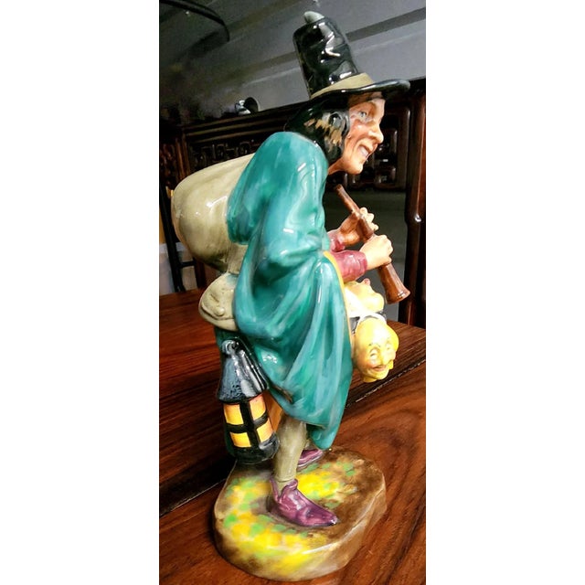 Royal Doulton Vintage "The Mask Seller" English Painted Polychrome Fine Porcelain Figurine Model No. H.N. 2103 Crafted...