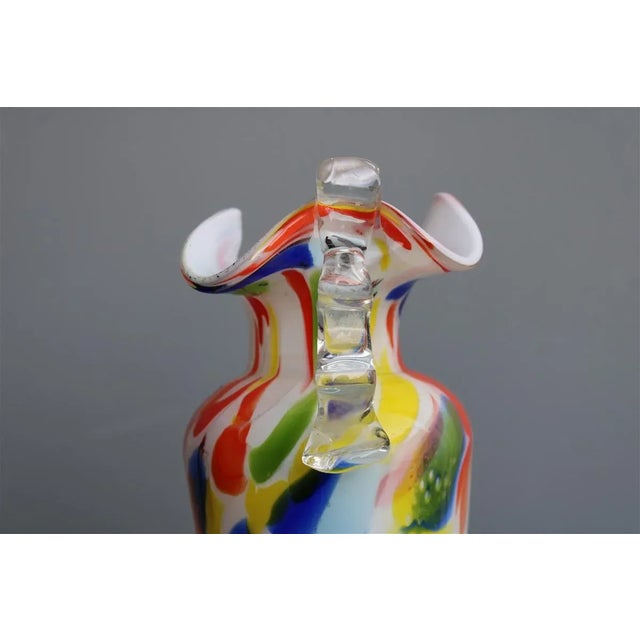1950s Italian Multi Colored Murano Glass Jar, 1960s For Sale - Image 5 of 13