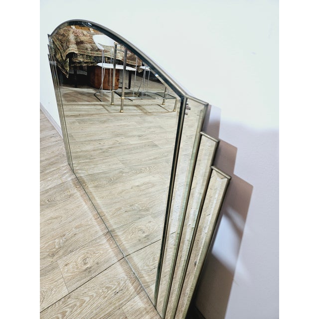 German Art Deco Style Domico Crystal Mirror For Sale - Image 11 of 18