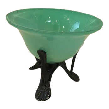 Hand Blown Glass Candy Dish Chairish