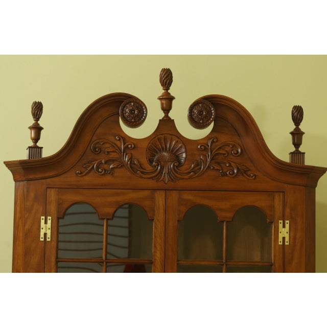 Henkel Harris Henkel Harris Cherry Welford Corner China Cabinet For Sale - Image 4 of 13