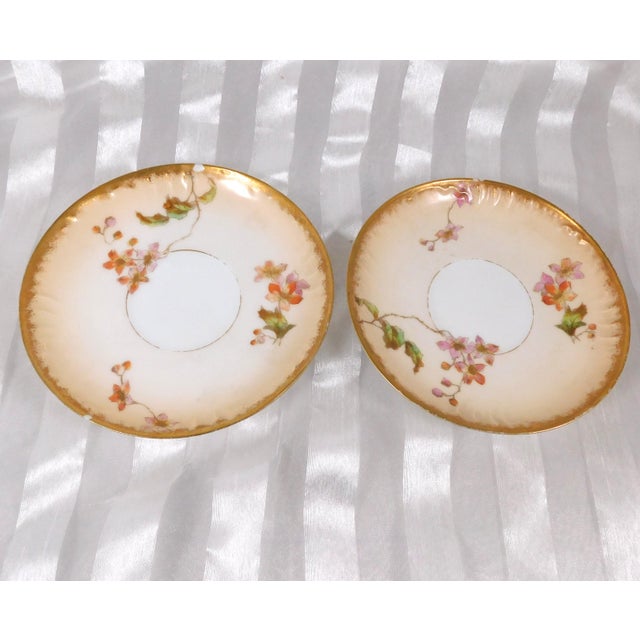 Late 18th Century C H Field Haviland Gerard, Dufraisseix & Morel Chocolate Pot With Four Chocolate Cups - Set of 10 For Sale - Image 14 of 18