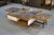 Coffee Table with Steel Base and Oak and Grey Marble Frame, 1970s For Sale - Image 17 of 17