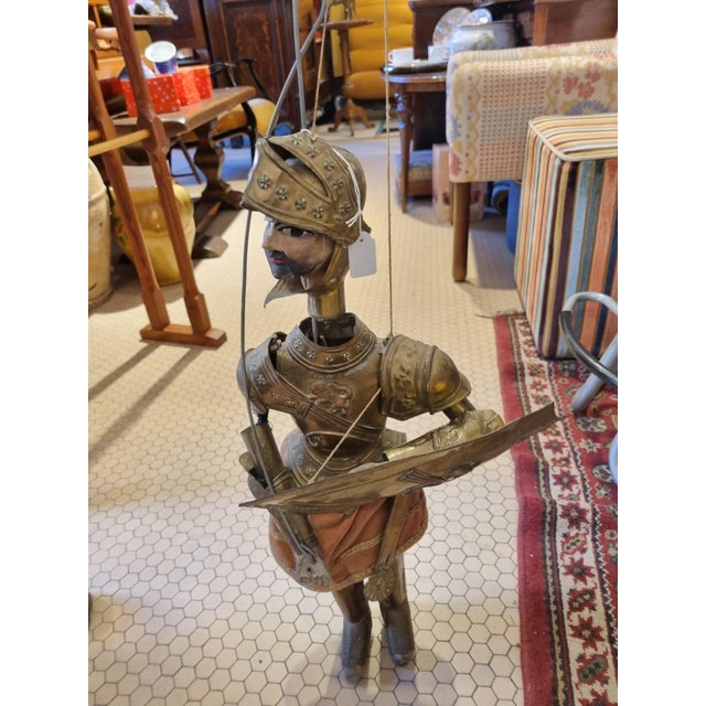Gold Sicilian Orlando Collectible Puppet, 1920s For Sale - Image 8 of 8